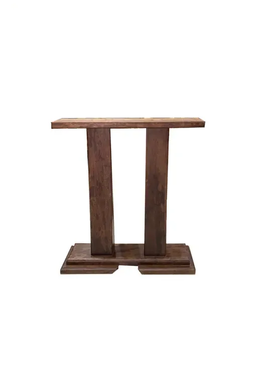 Chân Bàn Chữ II Gỗ Me Tây