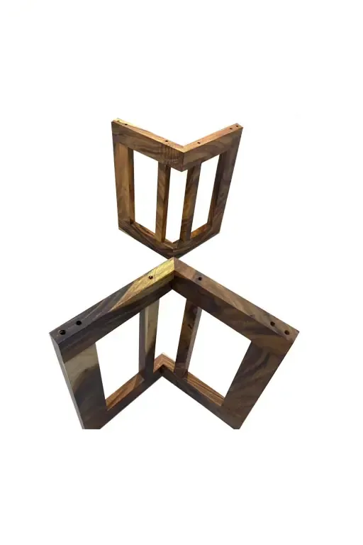 Chân Gỗ Me Tây Chữ V 4 Thanh