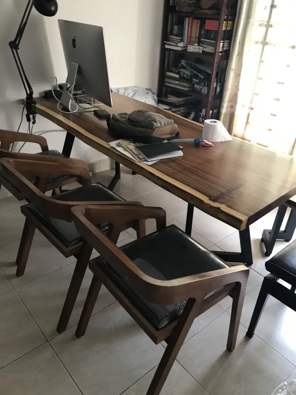 Giao Bàn Làm Việc Gỗ Me Tây Nguyên Tấm Quận 10