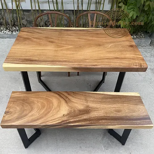 Bộ Bàn Ăn Dài 1m4 Sang Trọng Cho Phòng Ăn, Nhà Hàng