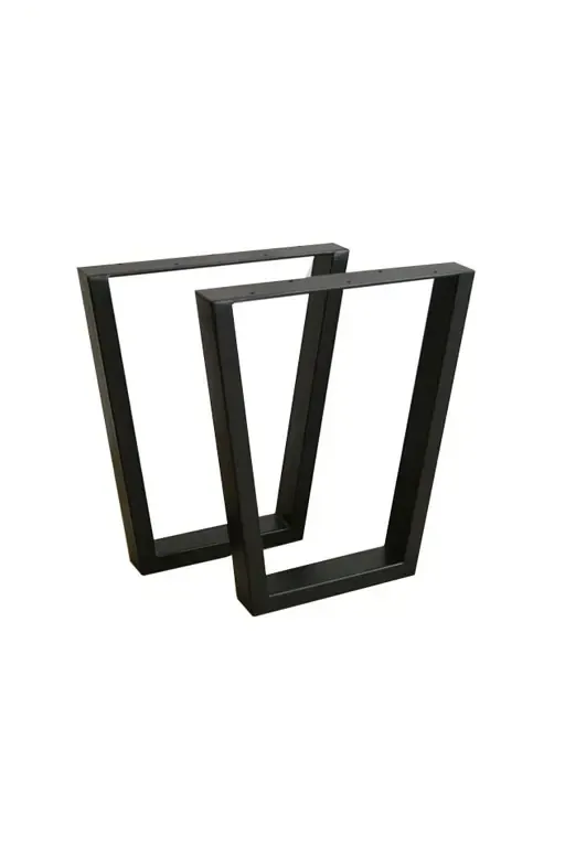 Chân sắt hộp hình thang ngược