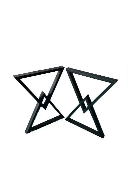 Chân Sắt Hộp Tam Giác