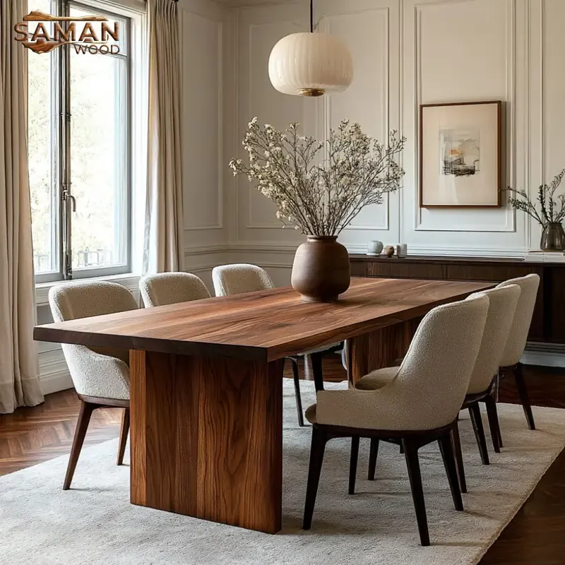 Mẫu Bàn Gỗ Tự Nhiên Đẹp (BGMT-03)