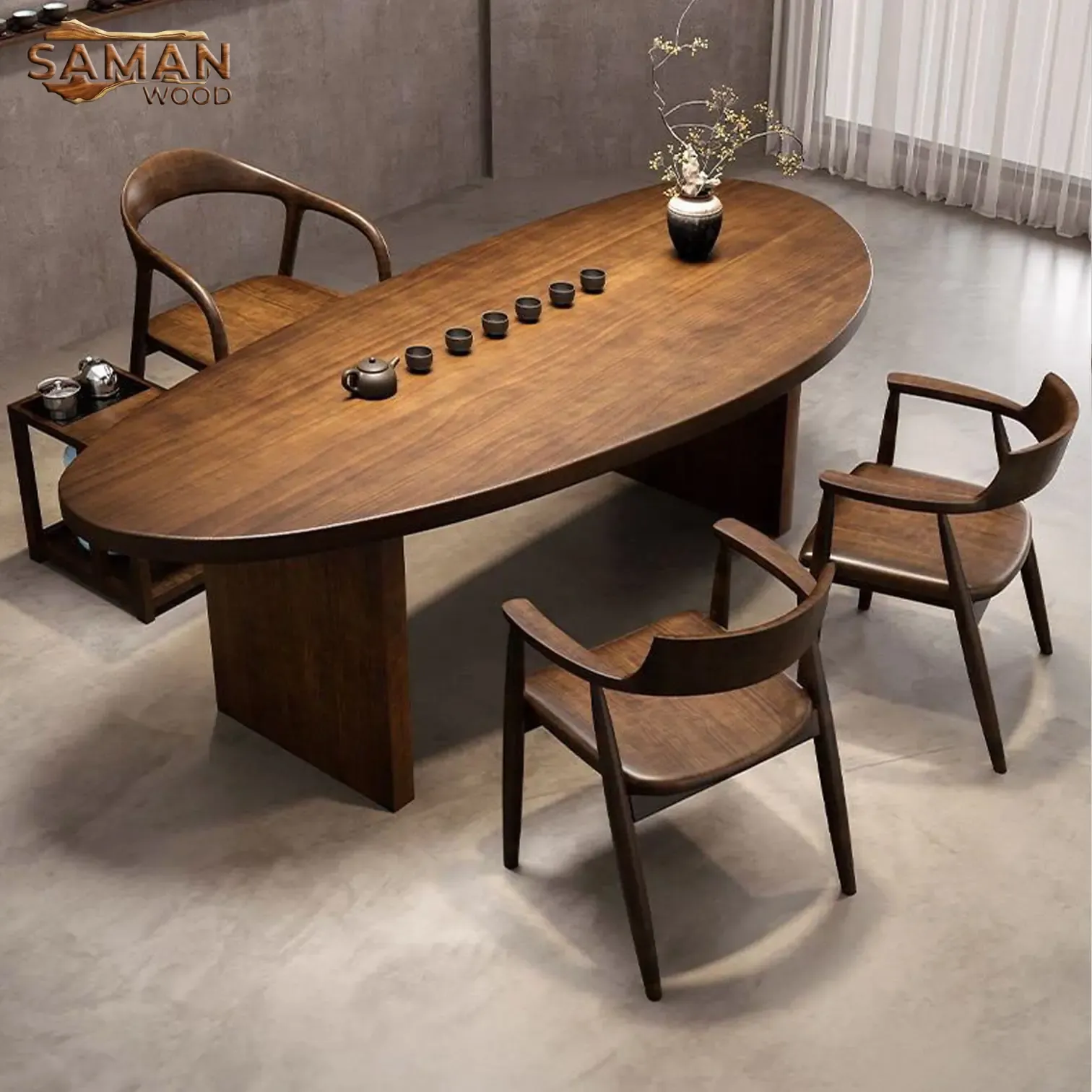 Mẫu Bàn Gỗ Tự Nhiên Đẹp (BGMT-01)