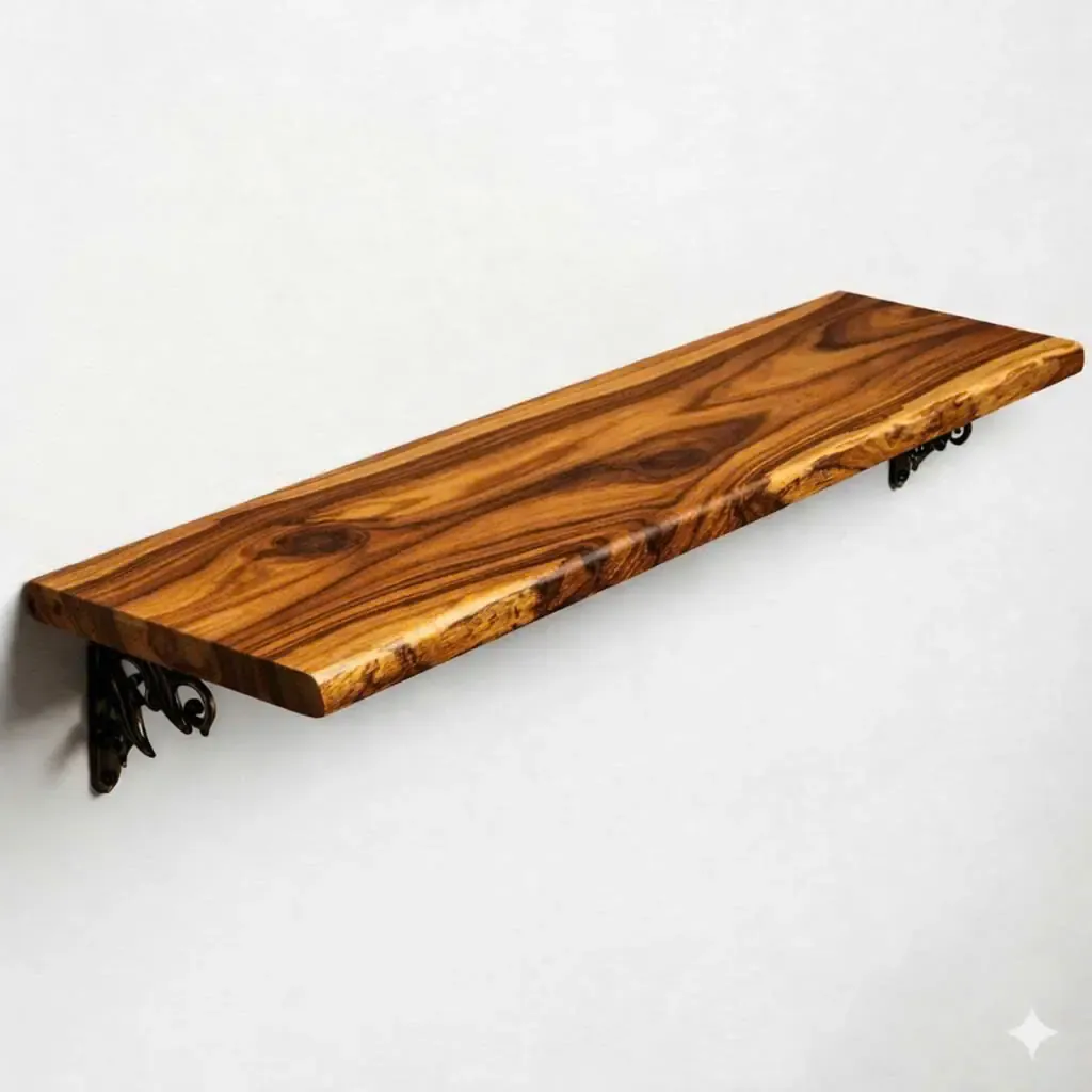 Kệ Treo Tường Gỗ Tự Nhiên Me Tây 20×90